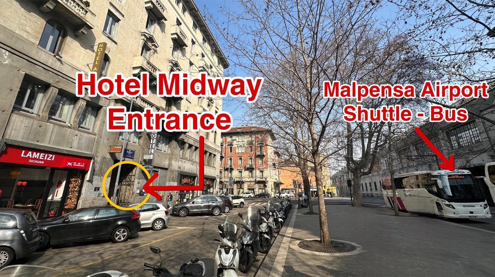 Hotel Midway Милан Экстерьер фото